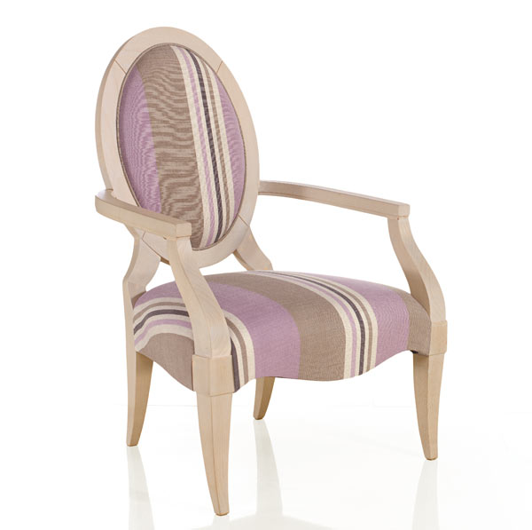 Кресло в кожаной обивке, Busnelli Adamo (мебель арт деко (ар деко