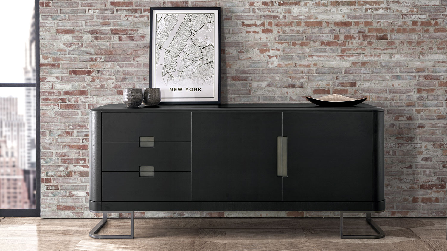 ada large modern sideboard 1439