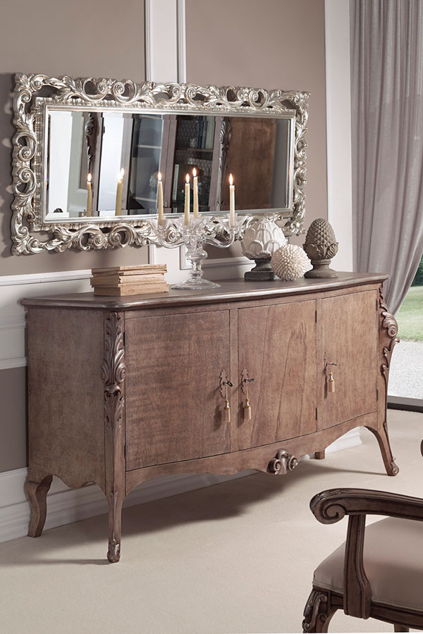 aura 3 doors sideboard in baroque style 7386