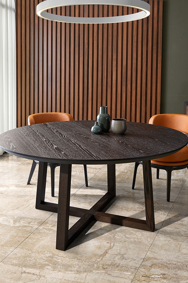 caspio modern round table 7090