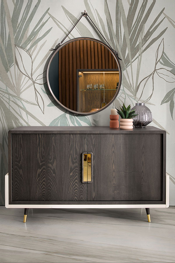 moon 2 door ash wood sideboard 8218