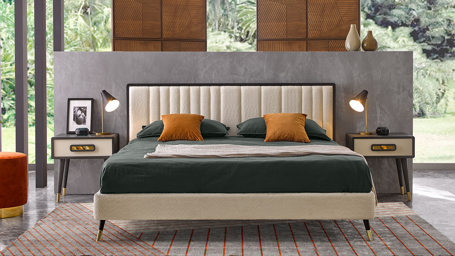 moon bedroom set elly collection 8282