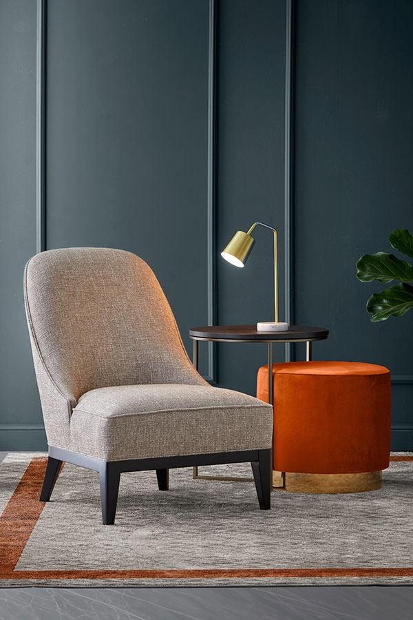 noemi contemporary armchair 8037