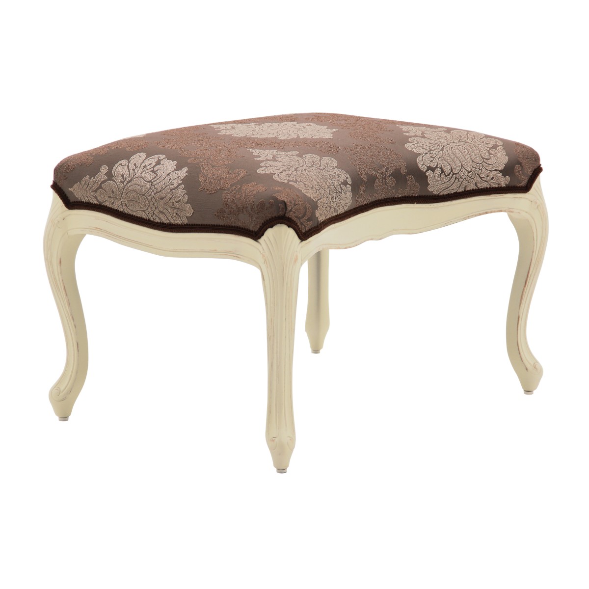 classic style wooden ottoman