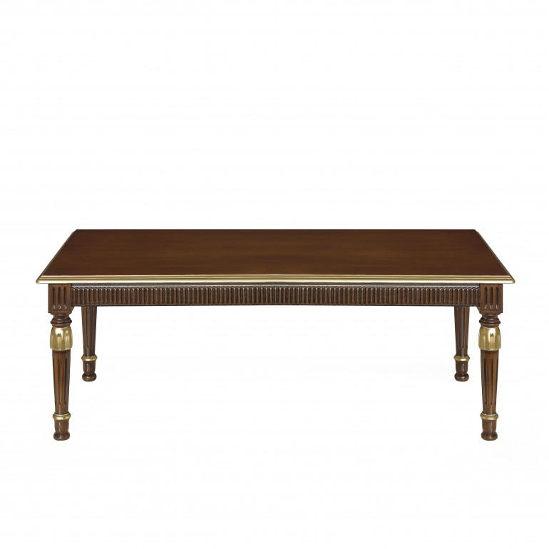 Empire style low rectangular table made of wood.