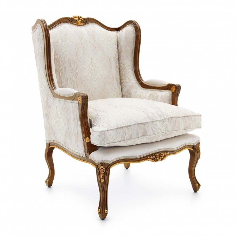 1054 classic style wood armchair enea