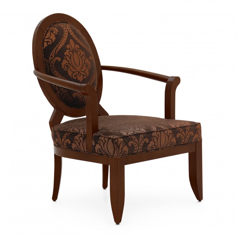1061 modern style wood armchair anello