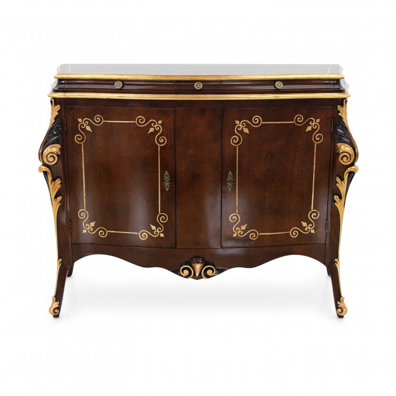 1382 classic style wood sideboard aura