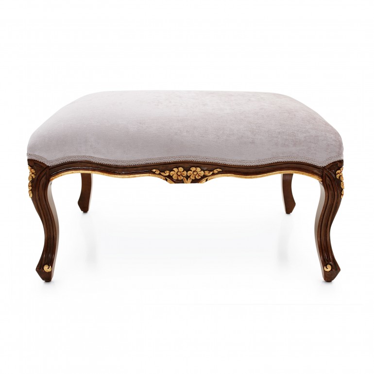 1414 classic style wood ottoman enea