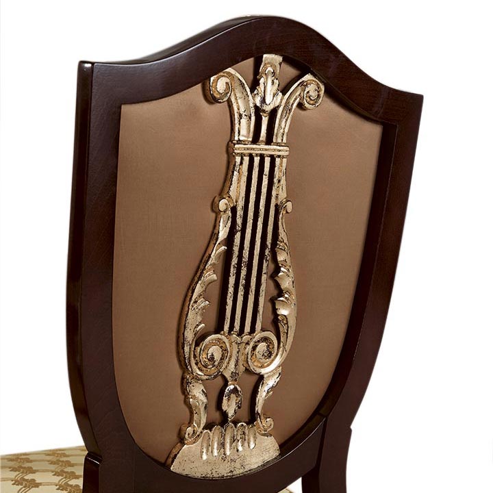 156 classic style wood armchair violino b8