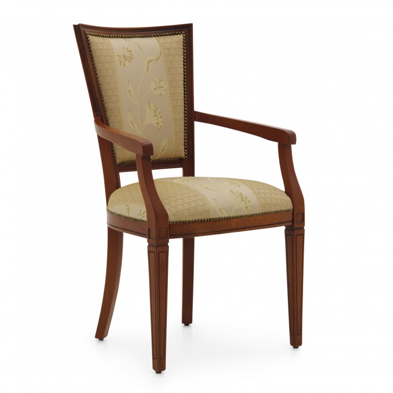 162 classic style wood armchair praga