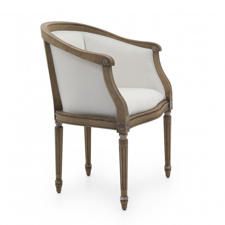 1931 classic style wood armchair luigi b3