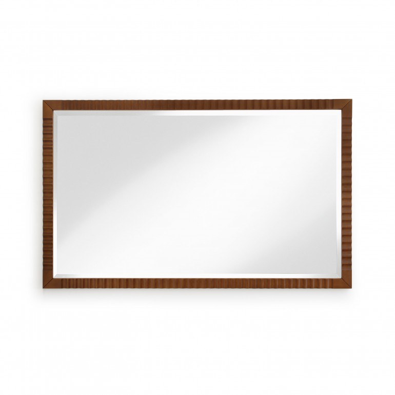 modern style wooden mirror