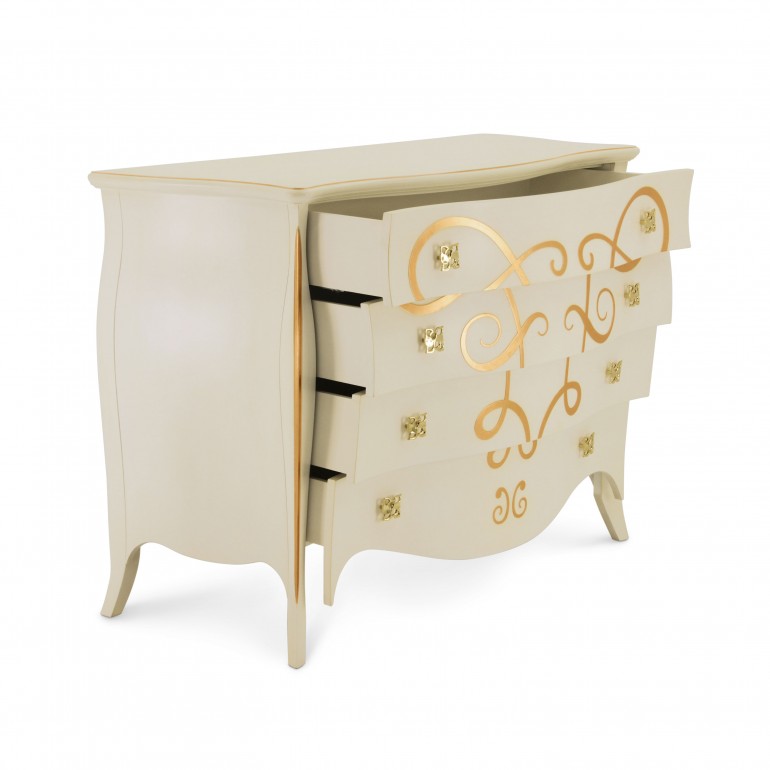 229 classic style wood chest butterfly4