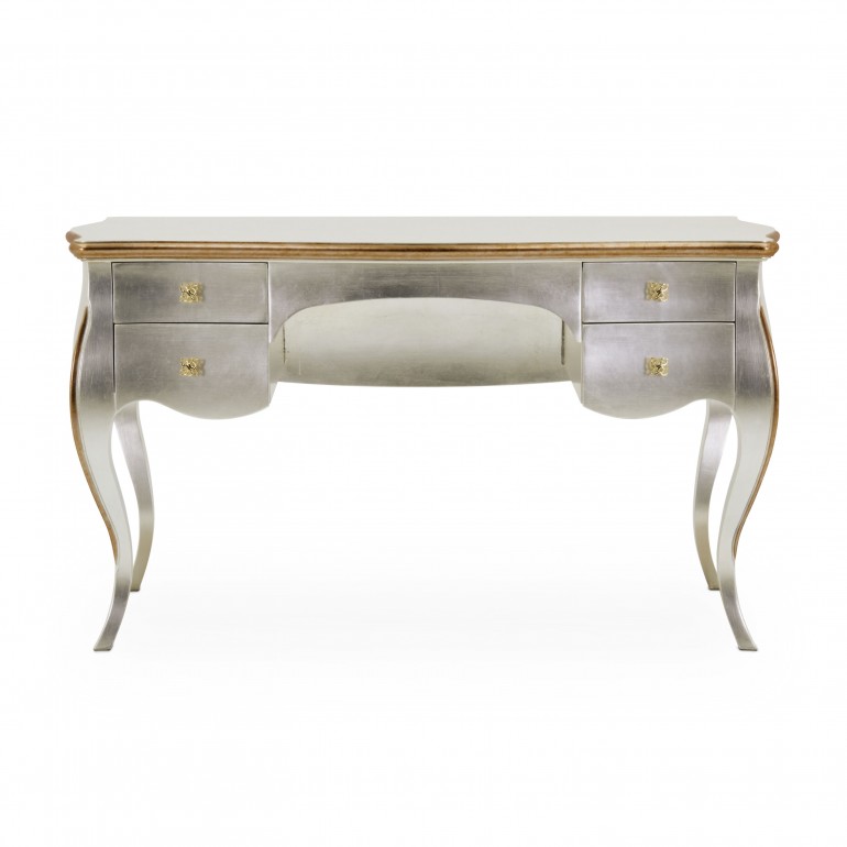 2306 classic style wood writingdesk butterfly b4