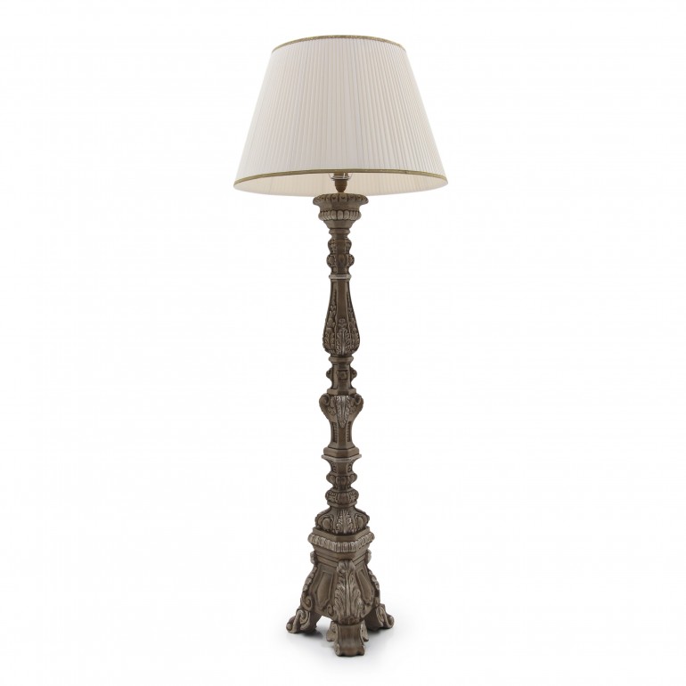 baroque style wooden lamp