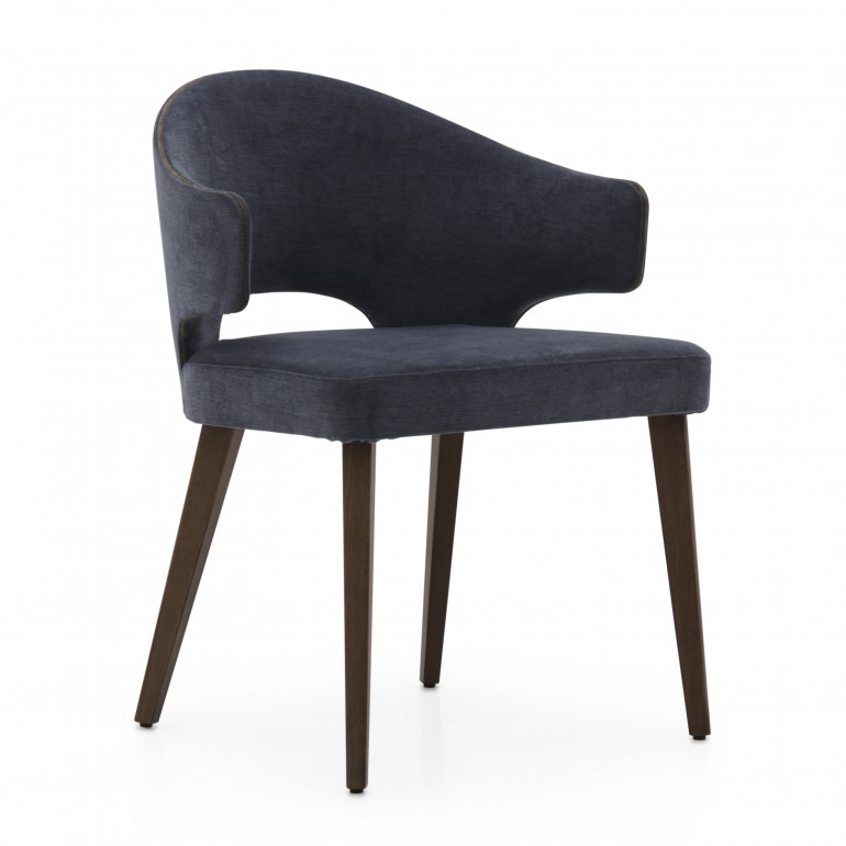 2712 modern style wood armchair eva