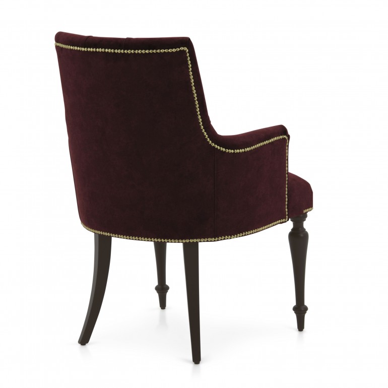 Classic Style Small Armchair Made of Wood Ramses