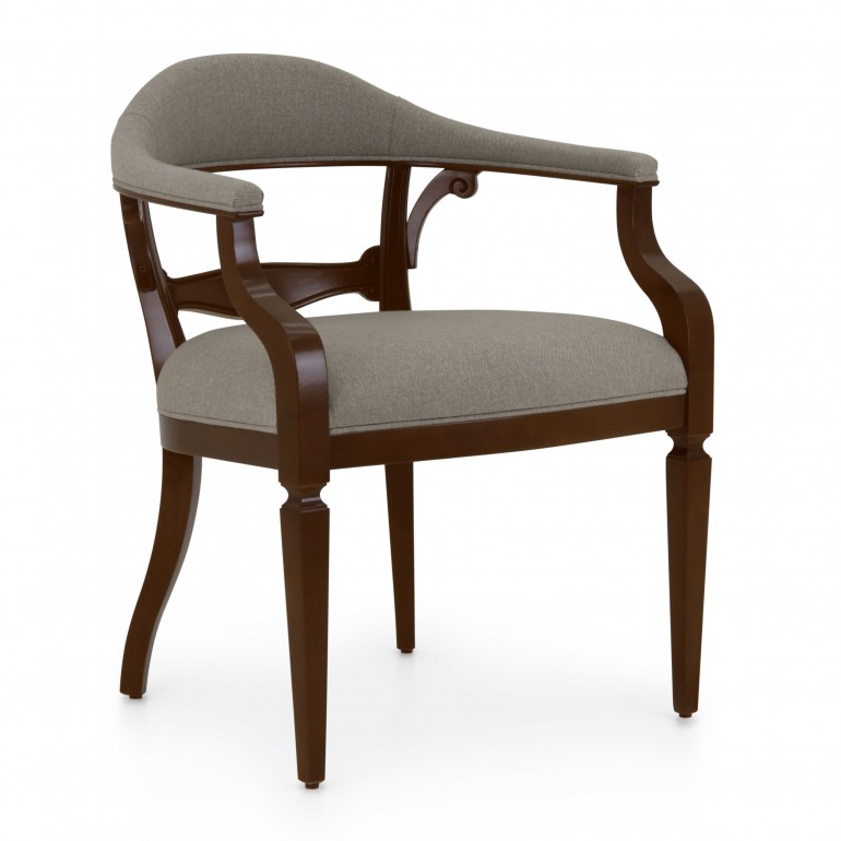 2941 classic style wood armchair taurus b3