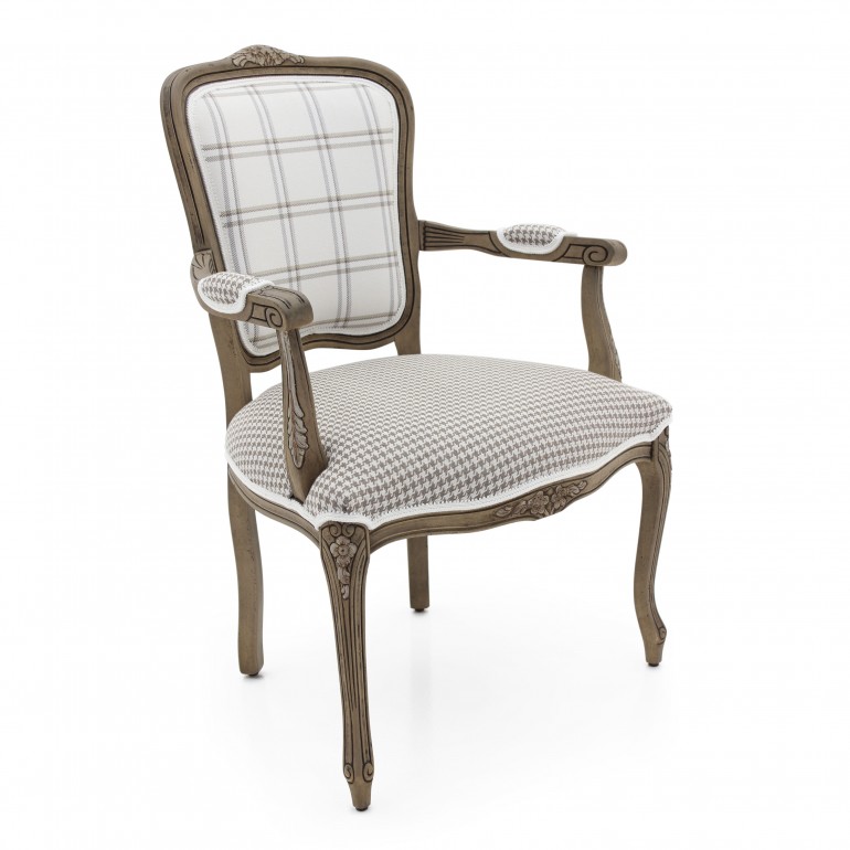 3263 classic style wood armchair zeta