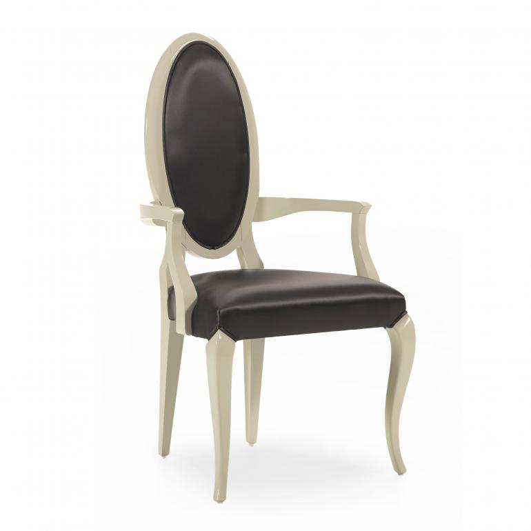 3548 modern style wood armchair capriccio