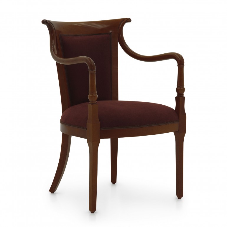 4031 classic style wood armchair aurora