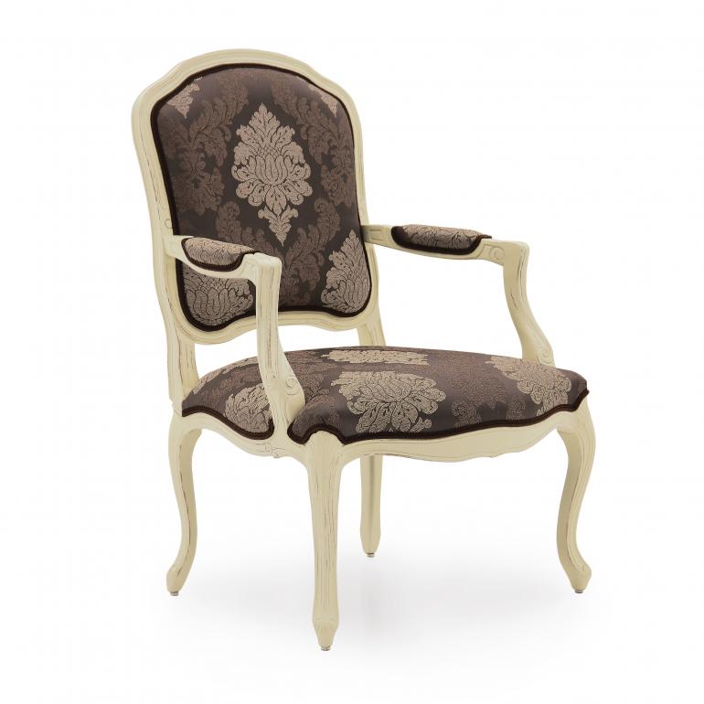 4056 classic style wood armchair teseo