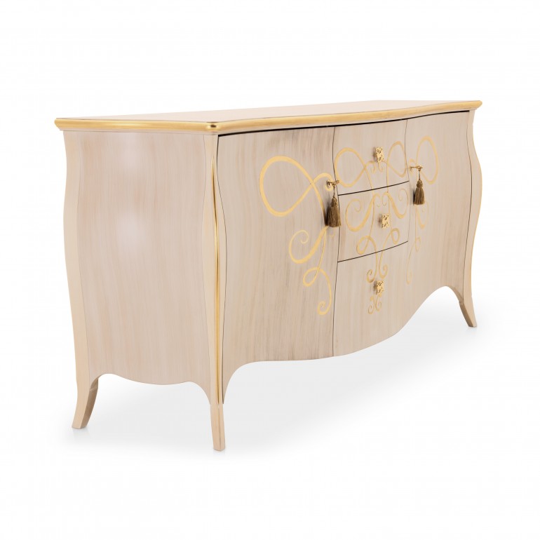 4392 classic style wood sideboard butterfly b4