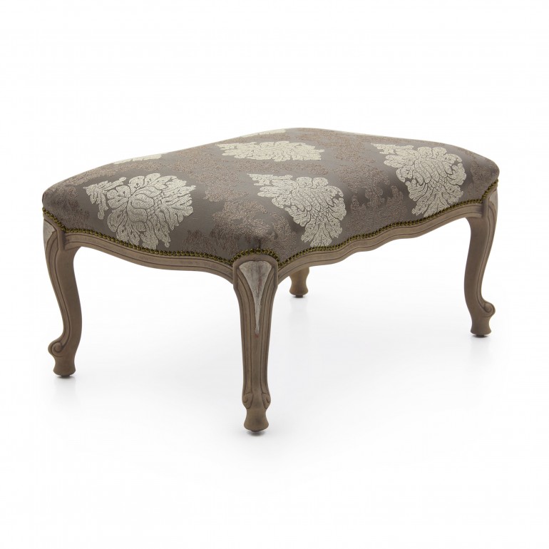 4847 classic style wood ottoman vesta