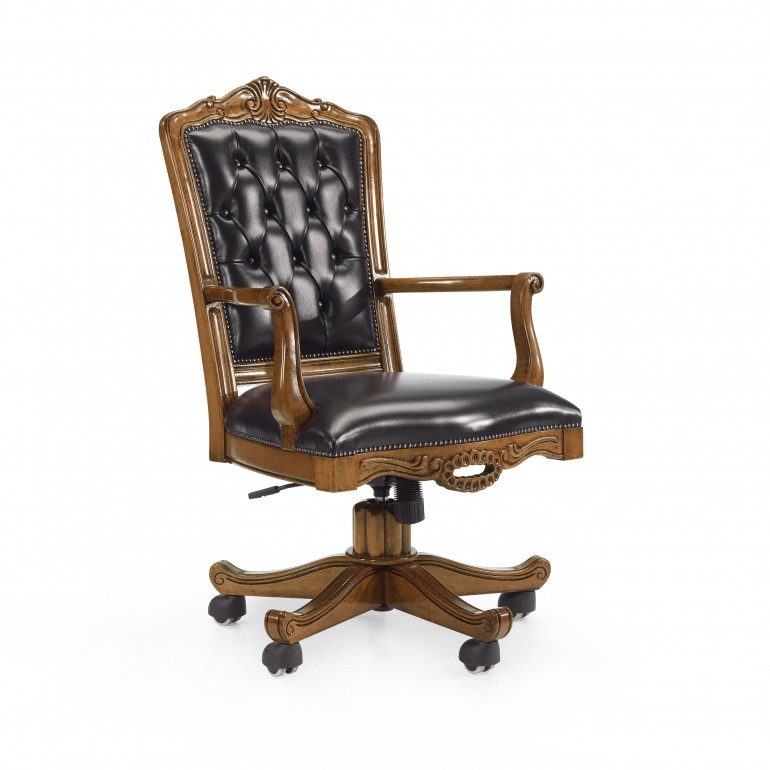 4883 classic style wood armchair ursula