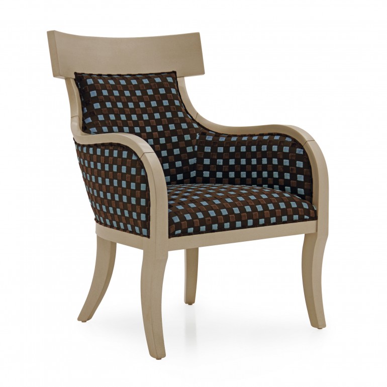 4939 modern style wood armchair taura