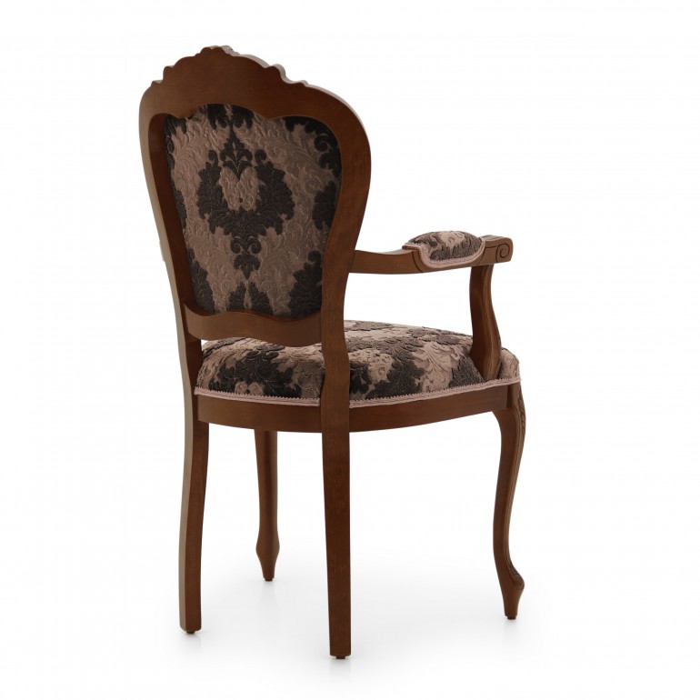 4978 classic style wood armchair miledi4