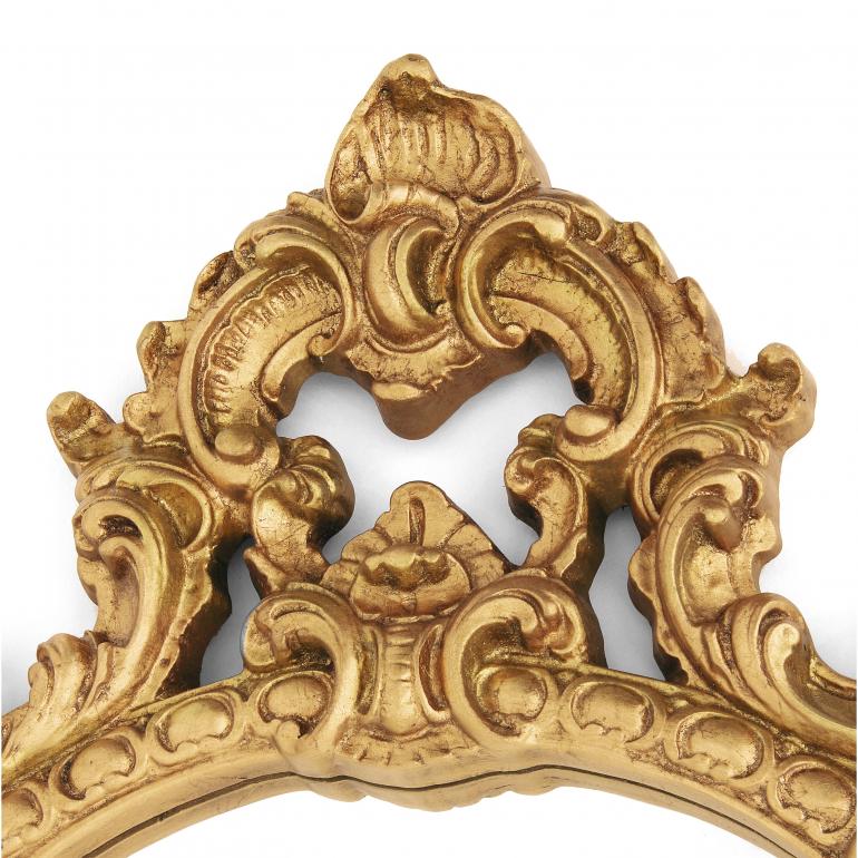 4995 baroque style wood mirror regina2