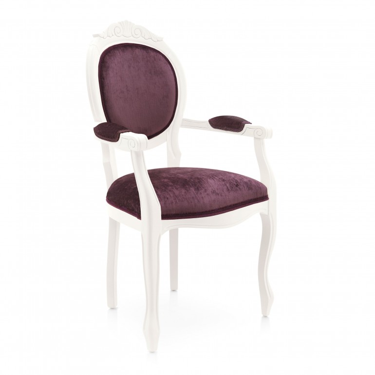 5408 classic style wood armchair sabry