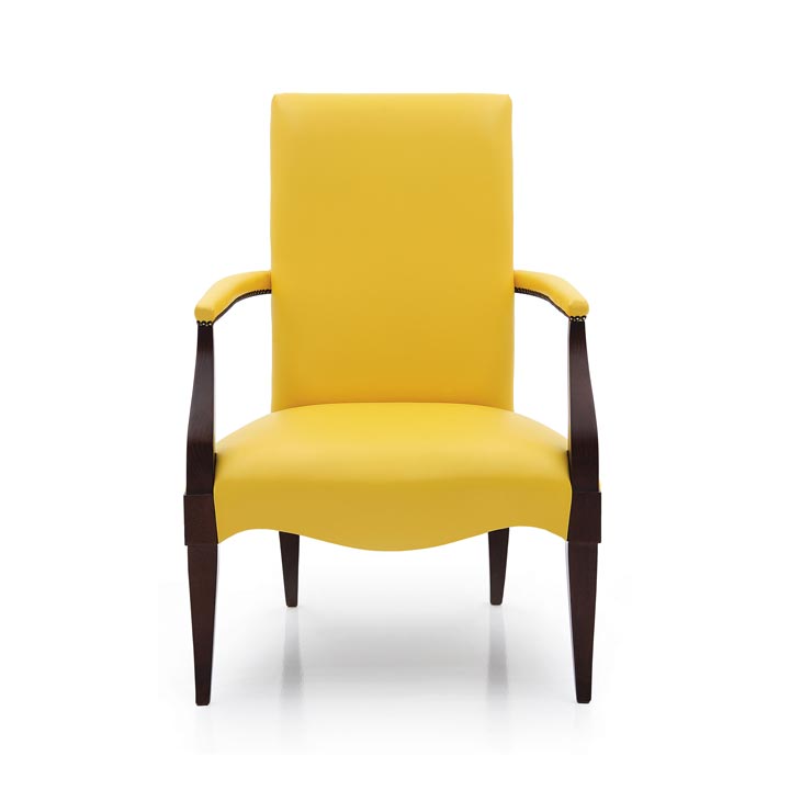 541 modern style wood armchair luna1