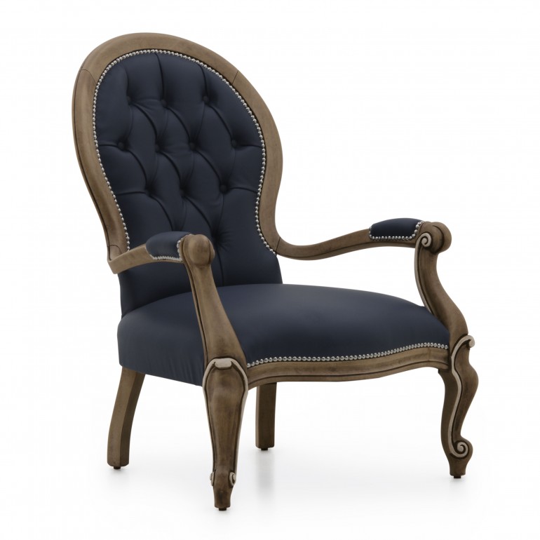 5802 classic style wood armchair diva b2