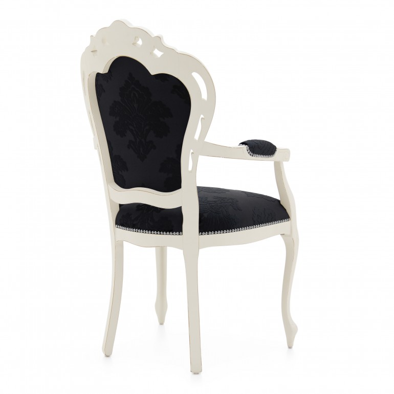 5802 classic style wood armchair traforata3