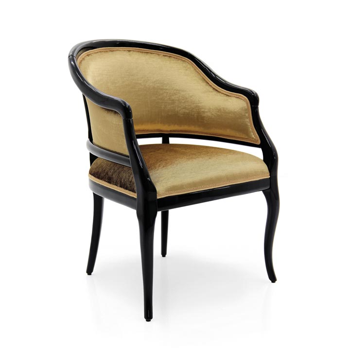 classic style wooden armchair