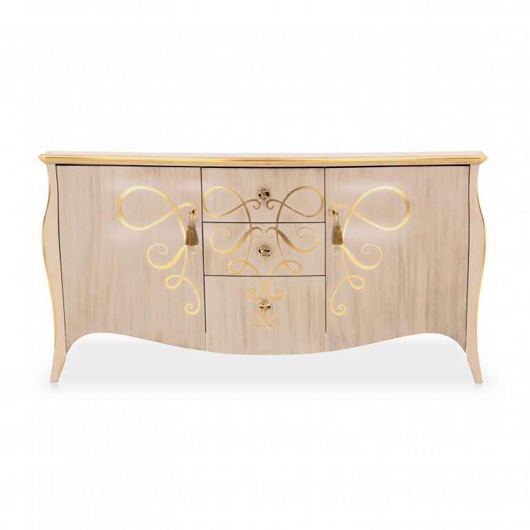 6491 classic style wood sideboard butterfly b3