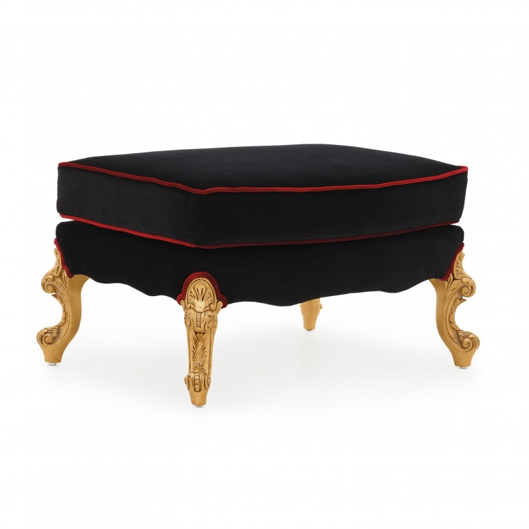 6744 baroque style wood ottoman eneide