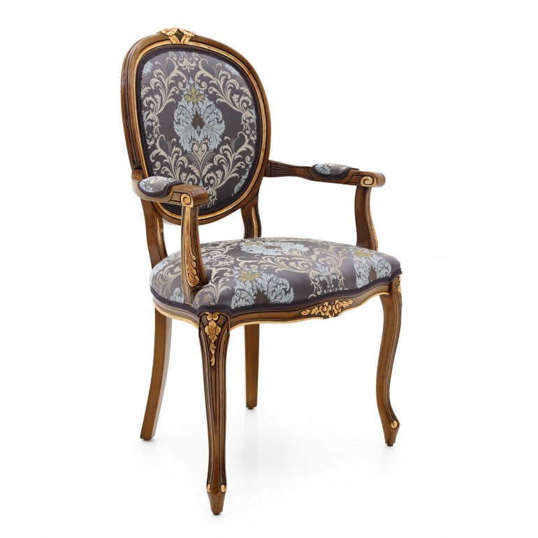 6951 classic style wood armchair kiev2
