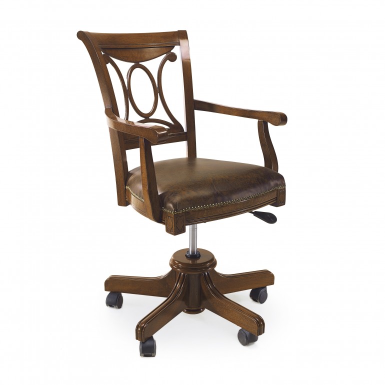 7085 classic style wood armchair atena
