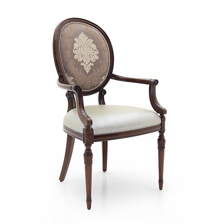 716 classic style wood armchair olga5