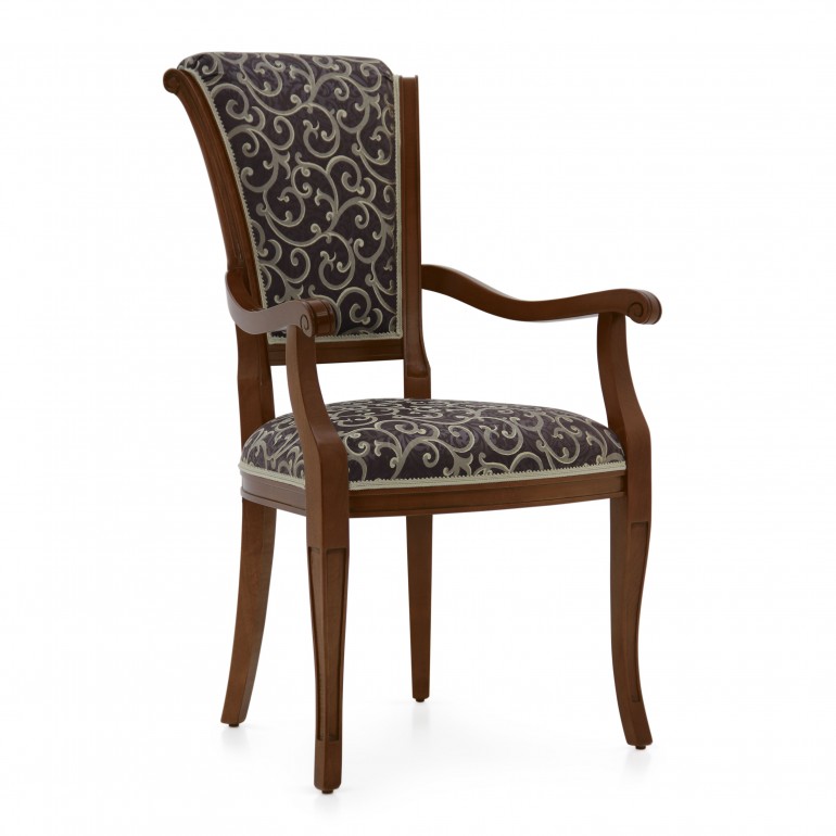 7201 classic style wood armchair verona