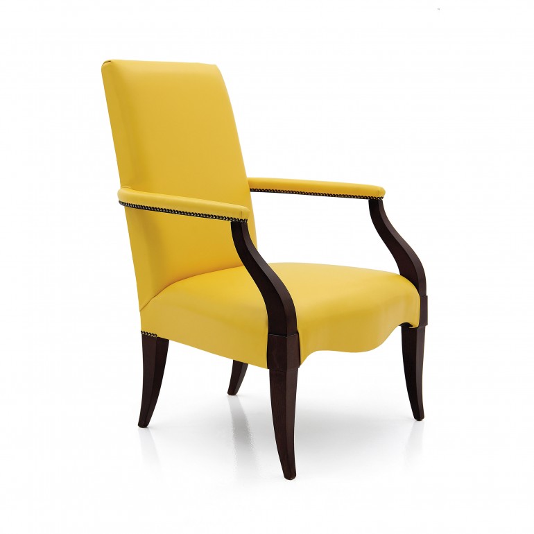 7226 modern style wood armchair luna