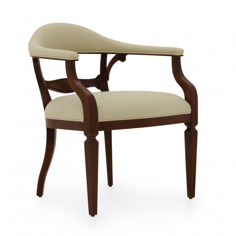 7352 classic style wood armchair taurus b