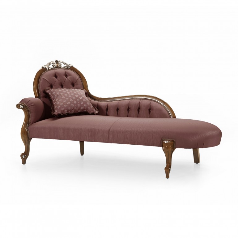 7611 classic style wood chaise longue melissa