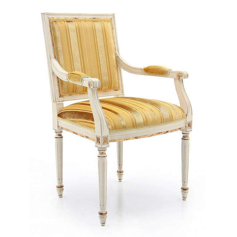 7730 classic style wood armchair settecento b
