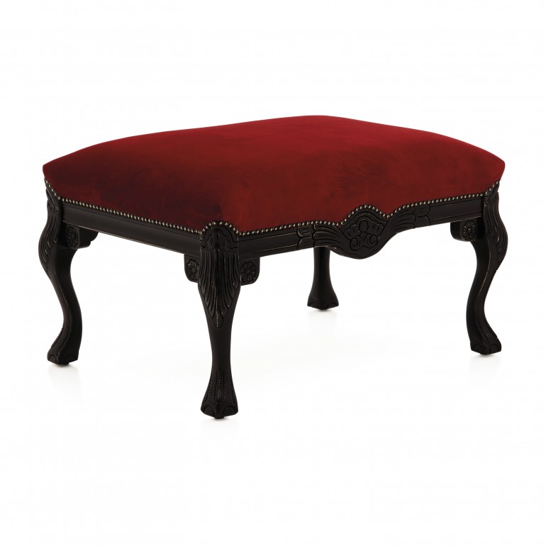 7745 classic style wood ottoman stradivari