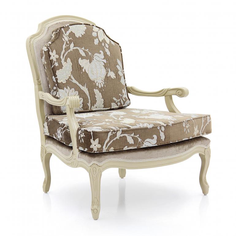 7845 classic style wood armchair grace
